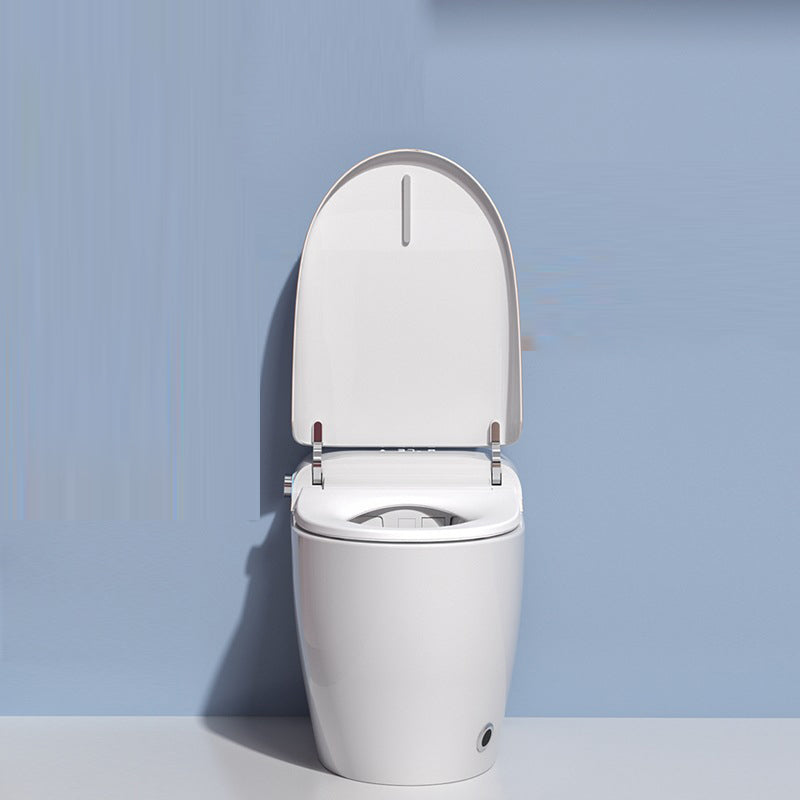Modern White Flush Toilet Floor Mount Toilet Bowl for Washroom Clearhalo 'Bathroom Remodel & Bathroom Fixtures' 'Home Improvement' 'home_improvement' 'home_improvement_toilets' 'Toilets & Bidets' 'Toilets' 7388599