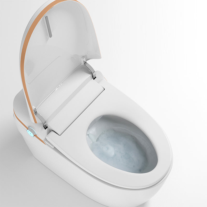Modern White Flush Toilet Floor Mount Toilet Bowl for Washroom Clearhalo 'Bathroom Remodel & Bathroom Fixtures' 'Home Improvement' 'home_improvement' 'home_improvement_toilets' 'Toilets & Bidets' 'Toilets' 7388606