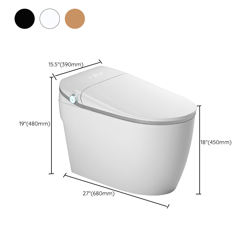 Modern White Flush Toilet Floor Mount Toilet Bowl for Washroom Clearhalo 'Bathroom Remodel & Bathroom Fixtures' 'Home Improvement' 'home_improvement' 'home_improvement_toilets' 'Toilets & Bidets' 'Toilets' 7388609