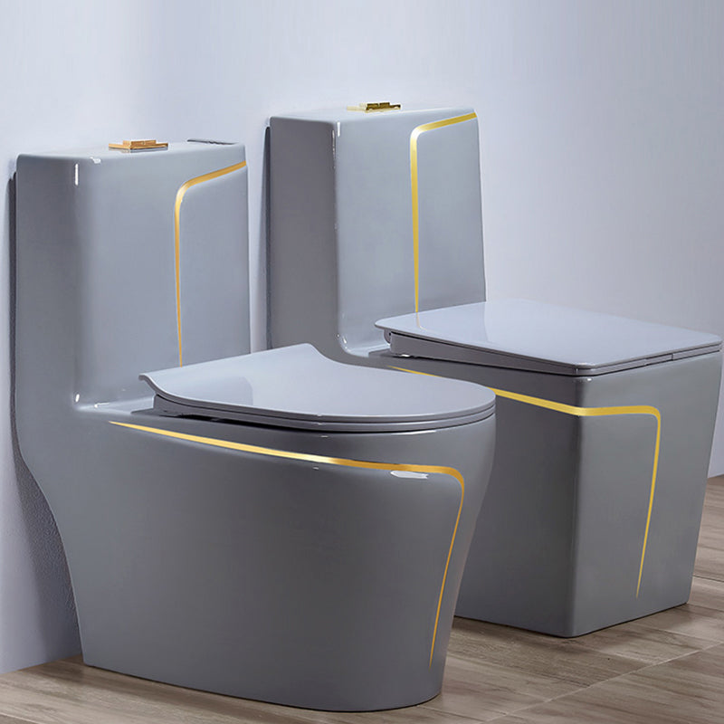 Traditional Floor Mount Toilet Seat Included Toilet Bowl for Bathroom Clearhalo 'Bathroom Remodel & Bathroom Fixtures' 'Home Improvement' 'home_improvement' 'home_improvement_toilets' 'Toilets & Bidets' 'Toilets' 7388652