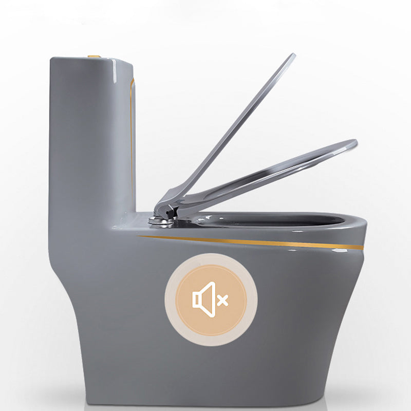 Traditional Floor Mount Toilet Seat Included Toilet Bowl for Bathroom Clearhalo 'Bathroom Remodel & Bathroom Fixtures' 'Home Improvement' 'home_improvement' 'home_improvement_toilets' 'Toilets & Bidets' 'Toilets' 7388671