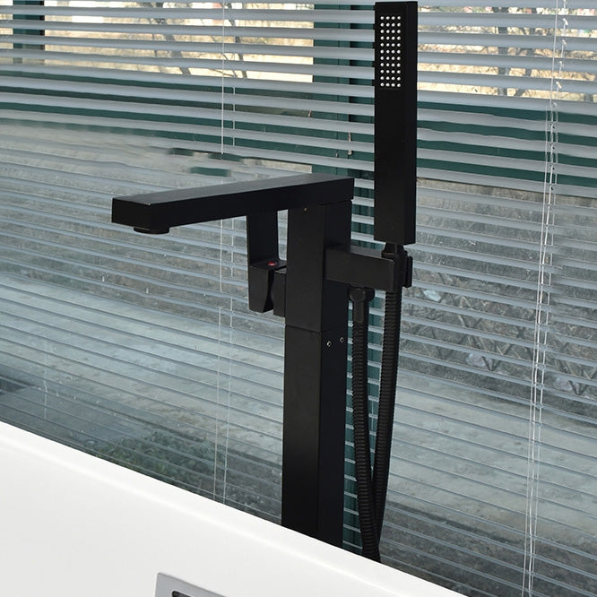 Acrylic Center Bath Stand Alone Soaking Rectangular Modern Bathtub Clearhalo 'Bathroom Remodel & Bathroom Fixtures' 'Bathtubs' 'Home Improvement' 'home_improvement' 'home_improvement_bathtubs' 'Showers & Bathtubs' 7388806