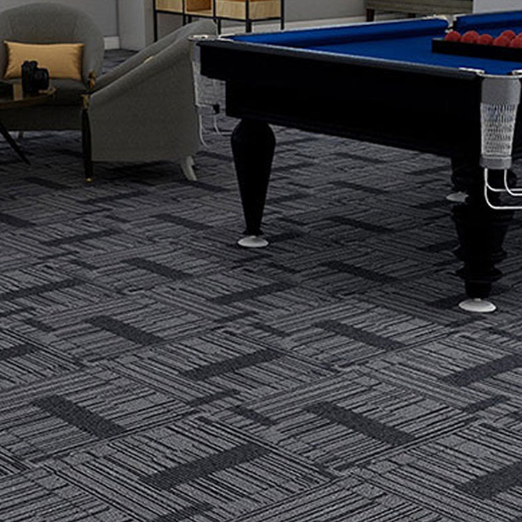 Modern Carpet Tiles Multi Level Loop Glue Down Non-Skid Carpet Tile for Foyer Clearhalo 'Carpet Tiles & Carpet Squares' 'carpet_tiles_carpet_squares' 'Flooring 'Home Improvement' 'home_improvement' 'home_improvement_carpet_tiles_carpet_squares' Walls and Ceiling' 7389340