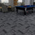 Modern Carpet Tiles Multi Level Loop Glue Down Non-Skid Carpet Tile for Foyer Navy 40-Piece Set Clearhalo 'Carpet Tiles & Carpet Squares' 'carpet_tiles_carpet_squares' 'Flooring 'Home Improvement' 'home_improvement' 'home_improvement_carpet_tiles_carpet_squares' Walls and Ceiling' 7389360