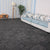 Modern Carpet Tiles Multi Level Loop Glue Down Non-Skid Carpet Tile for Foyer Gray/ Black 40-Piece Set Clearhalo 'Carpet Tiles & Carpet Squares' 'carpet_tiles_carpet_squares' 'Flooring 'Home Improvement' 'home_improvement' 'home_improvement_carpet_tiles_carpet_squares' Walls and Ceiling' 7389362