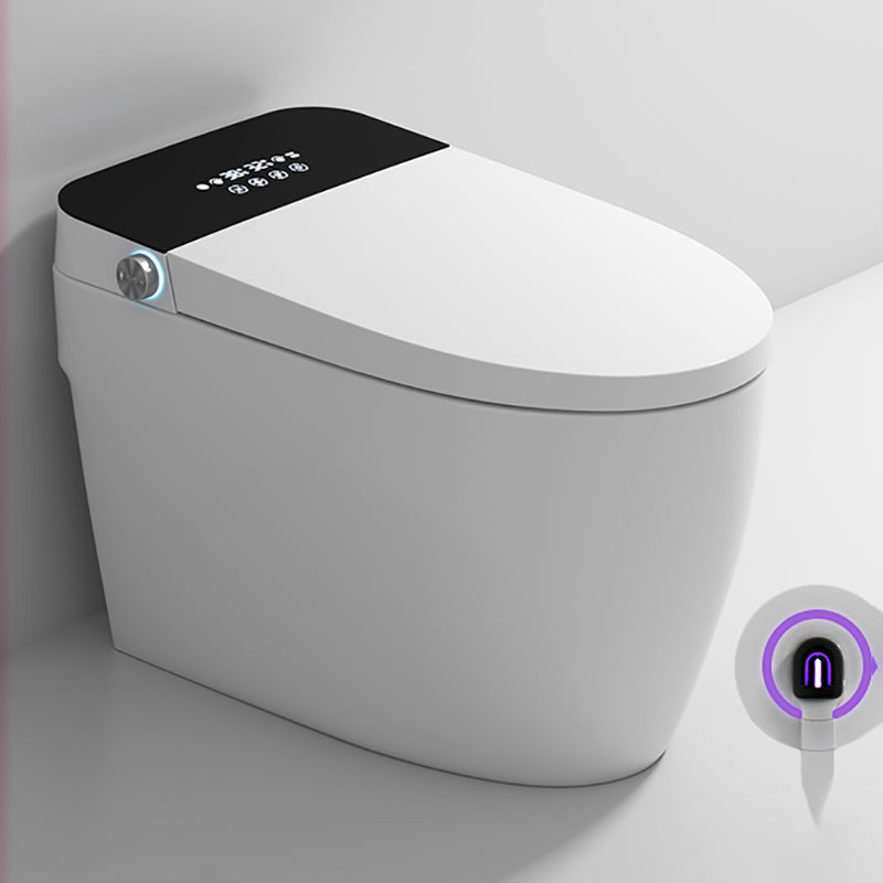 Vitreous China Bidets Elongated All-in-One Bidet with Heated Seat Clearhalo 'Bathroom Remodel & Bathroom Fixtures' 'Bidets' 'Home Improvement' 'home_improvement' 'home_improvement_bidets' 'Toilets & Bidets' 7389925