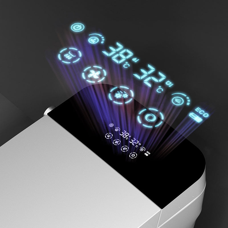 Vitreous China Bidets Elongated All-in-One Bidet with Heated Seat Clearhalo 'Bathroom Remodel & Bathroom Fixtures' 'Bidets' 'Home Improvement' 'home_improvement' 'home_improvement_bidets' 'Toilets & Bidets' 7389933