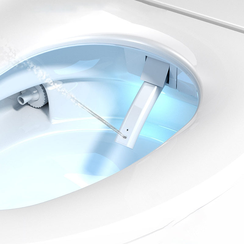 Vitreous China Bidets Elongated All-in-One Bidet with Heated Seat Clearhalo 'Bathroom Remodel & Bathroom Fixtures' 'Bidets' 'Home Improvement' 'home_improvement' 'home_improvement_bidets' 'Toilets & Bidets' 7389934