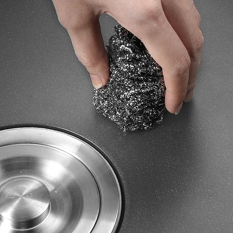 Quartz Kitchen Sink Contemporary Single Bowl Kitchen Sink with Strainer Clearhalo 'Home Improvement' 'home_improvement' 'home_improvement_kitchen_sinks' 'Kitchen Remodel & Kitchen Fixtures' 'Kitchen Sinks & Faucet Components' 'Kitchen Sinks' 'kitchen_sinks' 7389959