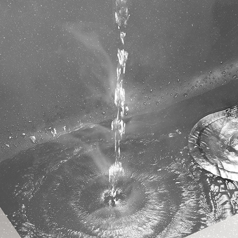 Quartz Kitchen Sink Contemporary Single Bowl Kitchen Sink with Strainer Clearhalo 'Home Improvement' 'home_improvement' 'home_improvement_kitchen_sinks' 'Kitchen Remodel & Kitchen Fixtures' 'Kitchen Sinks & Faucet Components' 'Kitchen Sinks' 'kitchen_sinks' 7389960