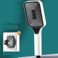 Modern Rectangular Hand Shower Self-Cleaning Wall-Mount Hand Shower White Shower Head with Wall Pedestal Clearhalo 'Bathroom Remodel & Bathroom Fixtures' 'Home Improvement' 'home_improvement' 'home_improvement_shower_heads' 'Shower Heads' 'shower_heads' 'Showers & Bathtubs Plumbing' 'Showers & Bathtubs' 7390032