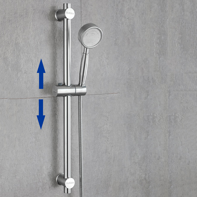 Modern Tub Faucet Trim 304 Stainless Steel Wall Mount Bathroom Faucet Clearhalo 'Bathroom Remodel & Bathroom Fixtures' 'Bathtub Faucets' 'bathtub_faucets' 'Home Improvement' 'home_improvement' 'home_improvement_bathtub_faucets' 7390944