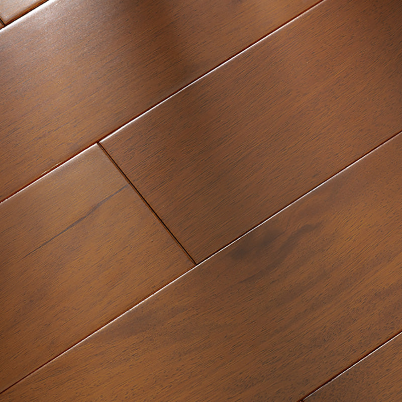 Rectangle Hardwood Deck Tiles Solid Contemporary Hardwood Flooring Black Walnut Tongue and Groove Clearhalo 'Flooring 'Hardwood Flooring' 'hardwood_flooring' 'Home Improvement' 'home_improvement' 'home_improvement_hardwood_flooring' Walls and Ceiling' 7390971