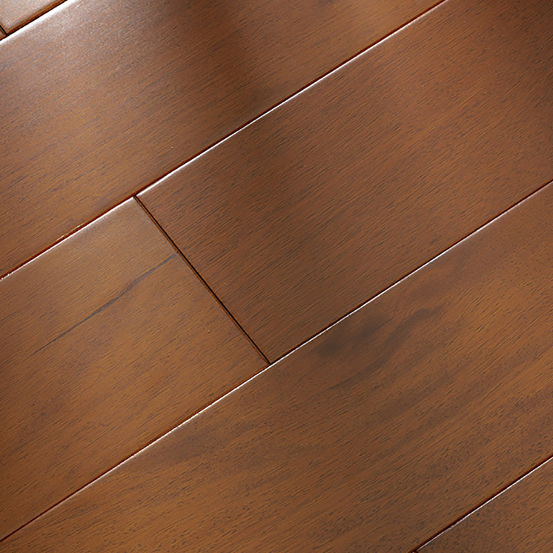 Rectangle Hardwood Deck Tiles Solid Contemporary Hardwood Flooring Black Walnut Tongue and Groove Clearhalo 'Flooring 'Hardwood Flooring' 'hardwood_flooring' 'Home Improvement' 'home_improvement' 'home_improvement_hardwood_flooring' Walls and Ceiling' 7390971