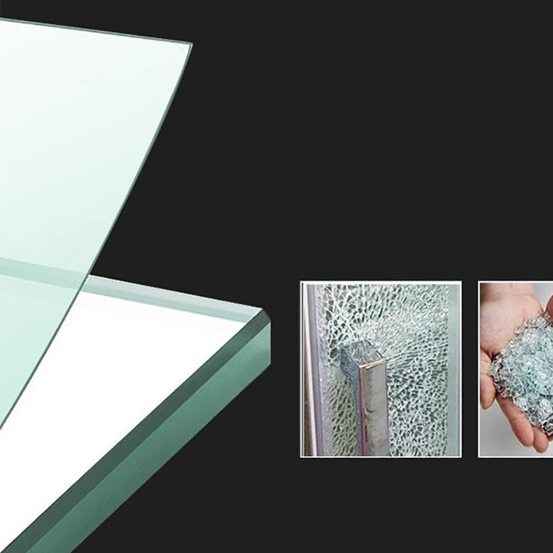 Single Sliding Door Shower Door Diamond Shape Glass Shower Screen Clearhalo 'Bathroom Remodel & Bathroom Fixtures' 'Home Improvement' 'home_improvement' 'home_improvement_shower_tub_doors' 'Shower and Tub Doors' 'shower_tub_doors' 'Showers & Bathtubs' 7391072