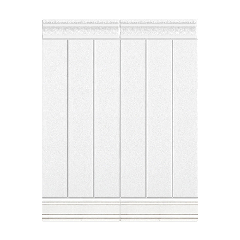 Plastic Backsplash Panels Peel and Stick Wainscoting with Waterproof Clearhalo 'Flooring 'Home Improvement' 'home_improvement' 'home_improvement_wall_paneling' 'Wall Paneling' 'wall_paneling' 'Walls & Ceilings' Walls and Ceiling' 7391935