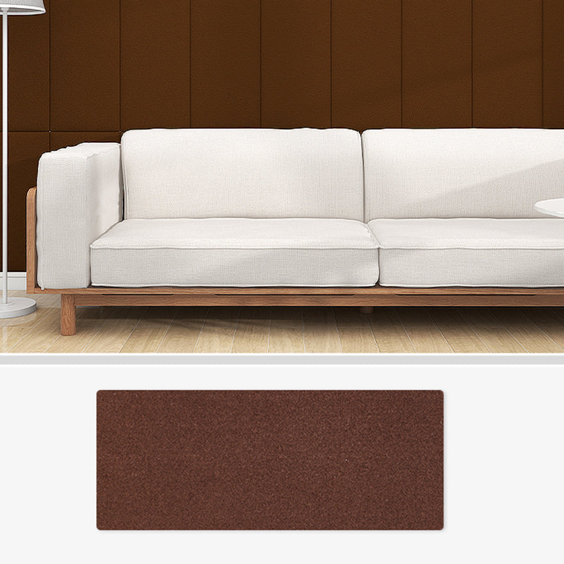 Waterproof Backsplash Panels Contemporary Style Peel and Stick Backsplash Panels Coffee Clearhalo 'Flooring 'Home Improvement' 'home_improvement' 'home_improvement_wall_paneling' 'Wall Paneling' 'wall_paneling' 'Walls & Ceilings' Walls and Ceiling' 7391977