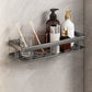Modern Bathroom Accessories Hardware Set 1/2/3 - Piece Bath Shelf Grey 1 Piece No Hook Included Clearhalo 'Bathroom Hardware Sets' 'Bathroom Hardware' 'Bathroom Remodel & Bathroom Fixtures' 'bathroom_hardware_sets' 'Home Improvement' 'home_improvement' 'home_improvement_bathroom_hardware_sets' 7392208