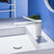 Circular Sink Faucet Scratch Resistant Single Lever Handle Vessel Sink Bathroom Faucet White 4.3" Clearhalo 'Bathroom Remodel & Bathroom Fixtures' 'Bathroom Sink Faucets' 'Bathroom Sinks & Faucet Components' 'bathroom_sink_faucets' 'Home Improvement' 'home_improvement' 'home_improvement_bathroom_sink_faucets' 7392384