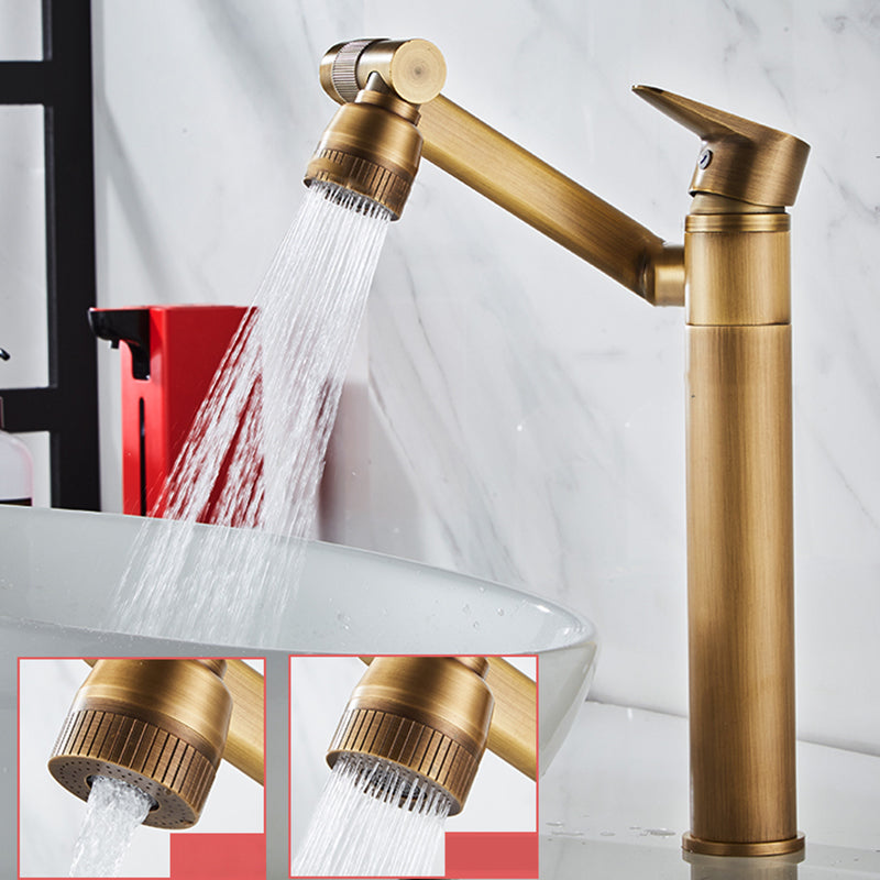 Vintage Wide Spread Bathroom Faucet Farmhouse Lever Lavatory Faucet 12.2" Clearhalo 'Bathroom Remodel & Bathroom Fixtures' 'Bathroom Sink Faucets' 'Bathroom Sinks & Faucet Components' 'bathroom_sink_faucets' 'Home Improvement' 'home_improvement' 'home_improvement_bathroom_sink_faucets' 7392409