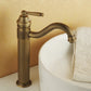 Vintage Wide Spread Bathroom Faucet Farmhouse Lever Lavatory Faucet Clearhalo 'Bathroom Remodel & Bathroom Fixtures' 'Bathroom Sink Faucets' 'Bathroom Sinks & Faucet Components' 'bathroom_sink_faucets' 'Home Improvement' 'home_improvement' 'home_improvement_bathroom_sink_faucets' 7392410
