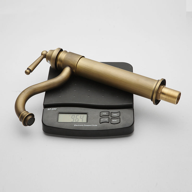 Vintage Wide Spread Bathroom Faucet Farmhouse Lever Lavatory Faucet Clearhalo 'Bathroom Remodel & Bathroom Fixtures' 'Bathroom Sink Faucets' 'Bathroom Sinks & Faucet Components' 'bathroom_sink_faucets' 'Home Improvement' 'home_improvement' 'home_improvement_bathroom_sink_faucets' 7392416