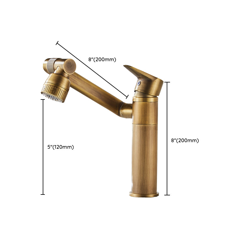 Vintage Wide Spread Bathroom Faucet Farmhouse Lever Lavatory Faucet Clearhalo 'Bathroom Remodel & Bathroom Fixtures' 'Bathroom Sink Faucets' 'Bathroom Sinks & Faucet Components' 'bathroom_sink_faucets' 'Home Improvement' 'home_improvement' 'home_improvement_bathroom_sink_faucets' 7392420