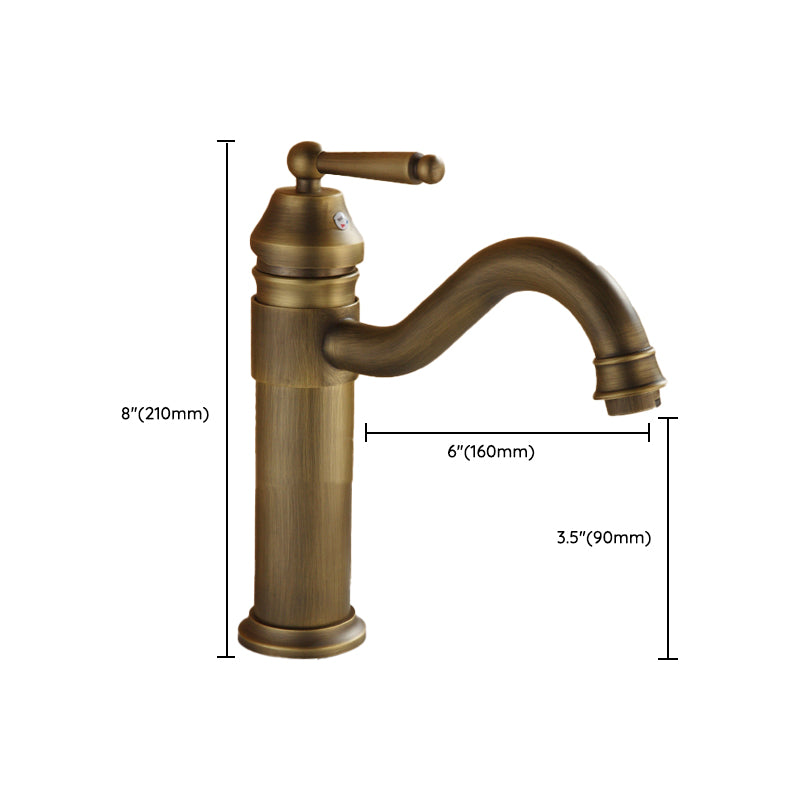 Vintage Wide Spread Bathroom Faucet Farmhouse Lever Lavatory Faucet Clearhalo 'Bathroom Remodel & Bathroom Fixtures' 'Bathroom Sink Faucets' 'Bathroom Sinks & Faucet Components' 'bathroom_sink_faucets' 'Home Improvement' 'home_improvement' 'home_improvement_bathroom_sink_faucets' 7392422