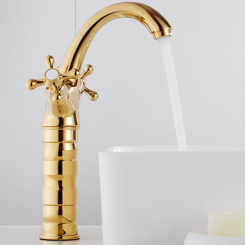 Vintage Wide Spread Bathroom Faucet Industrial Lever Vanity Sink Faucet Clearhalo 'Bathroom Remodel & Bathroom Fixtures' 'Bathroom Sink Faucets' 'Bathroom Sinks & Faucet Components' 'bathroom_sink_faucets' 'Home Improvement' 'home_improvement' 'home_improvement_bathroom_sink_faucets' 7392428