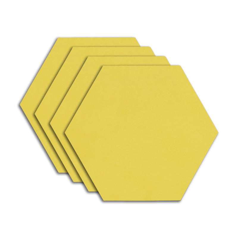 Contemporary Style Waterproof Floor Tile Straight Edge Hexagon Floor Tile Yellow Clearhalo 'Floor Tiles & Wall Tiles' 'floor_tiles_wall_tiles' 'Flooring 'Home Improvement' 'home_improvement' 'home_improvement_floor_tiles_wall_tiles' Walls and Ceiling' 7392452