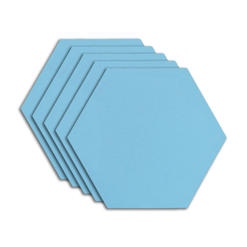 Contemporary Style Waterproof Floor Tile Straight Edge Hexagon Floor Tile Light Blue Clearhalo 'Floor Tiles & Wall Tiles' 'floor_tiles_wall_tiles' 'Flooring 'Home Improvement' 'home_improvement' 'home_improvement_floor_tiles_wall_tiles' Walls and Ceiling' 7392454