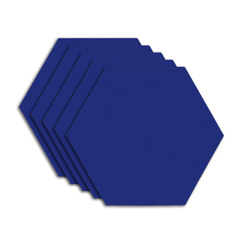 Contemporary Style Waterproof Floor Tile Straight Edge Hexagon Floor Tile Dark Blue Clearhalo 'Floor Tiles & Wall Tiles' 'floor_tiles_wall_tiles' 'Flooring 'Home Improvement' 'home_improvement' 'home_improvement_floor_tiles_wall_tiles' Walls and Ceiling' 7392459