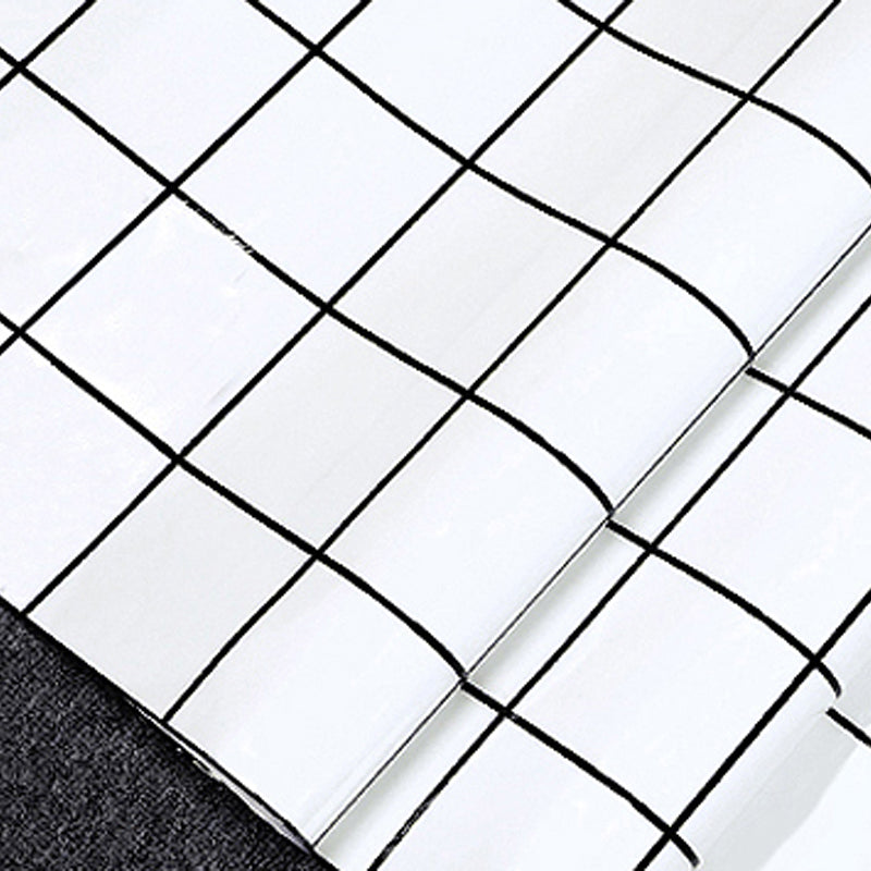 Modern Peel and Stick Backsplash Tile PVC Wallpaper for Fireplace Surround White Clearhalo 'Flooring 'Home Improvement' 'home_improvement' 'home_improvement_peel_stick_blacksplash' 'Peel & Stick Backsplash Tile' 'peel_stick_blacksplash' 'Walls & Ceilings' Walls and Ceiling' 7393545