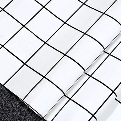 Modern Peel and Stick Backsplash Tile PVC Wallpaper for Fireplace Surround White Clearhalo 'Flooring 'Home Improvement' 'home_improvement' 'home_improvement_peel_stick_blacksplash' 'Peel & Stick Backsplash Tile' 'peel_stick_blacksplash' 'Walls & Ceilings' Walls and Ceiling' 7393545