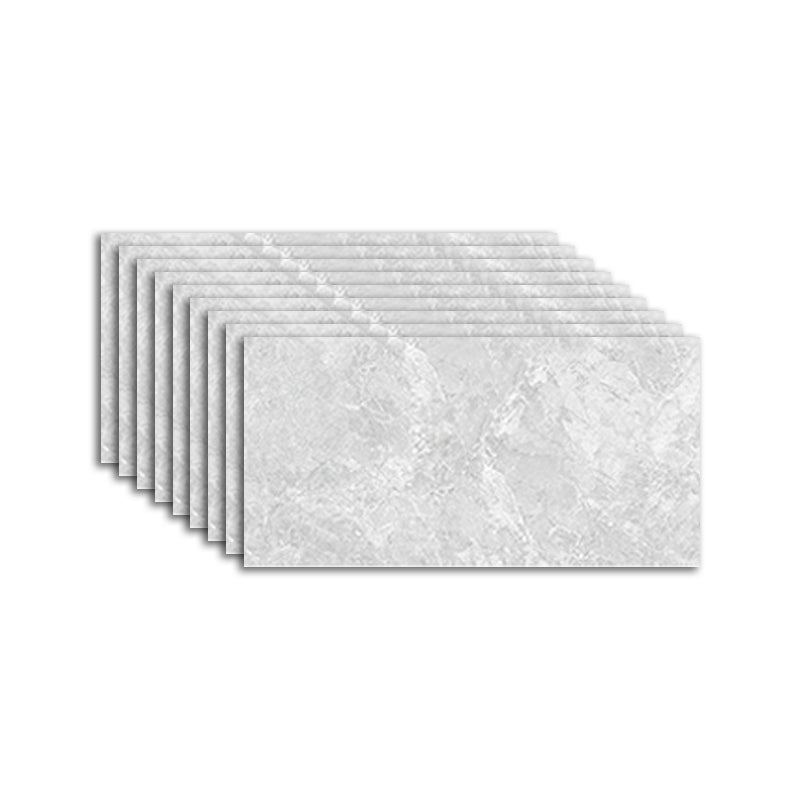 Modern Peel and Stick Tiles PVC Wallpaper for Floor and Wall Light Gray 11.8" x 23.6" 18-Piece Set Clearhalo 'Flooring 'Home Improvement' 'home_improvement' 'home_improvement_peel_stick_blacksplash' 'Peel & Stick Backsplash Tile' 'peel_stick_blacksplash' 'Walls & Ceilings' Walls and Ceiling' 7393559