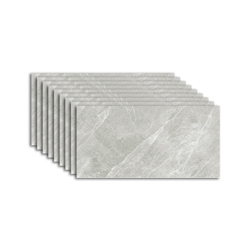 Modern Peel and Stick Tiles PVC Wallpaper for Floor and Wall Pewter 11.8" x 23.6" 18-Piece Set Clearhalo 'Flooring 'Home Improvement' 'home_improvement' 'home_improvement_peel_stick_blacksplash' 'Peel & Stick Backsplash Tile' 'peel_stick_blacksplash' 'Walls & Ceilings' Walls and Ceiling' 7393562