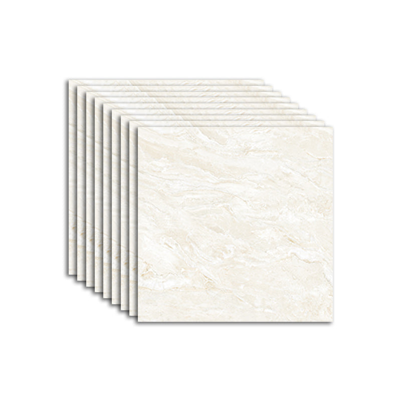 Modern Peel and Stick Tiles PVC Wallpaper for Floor and Wall Beige 23.6" x 23.6" 9-Piece Set Clearhalo 'Flooring 'Home Improvement' 'home_improvement' 'home_improvement_peel_stick_blacksplash' 'Peel & Stick Backsplash Tile' 'peel_stick_blacksplash' 'Walls & Ceilings' Walls and Ceiling' 7393575