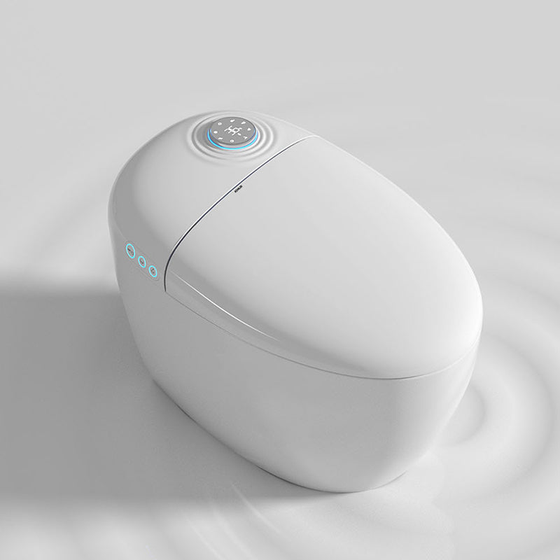 Round Antimicrobial Toilet Seat Bidet Ceramic White Vitreous China Bidets Clearhalo 'Bathroom Remodel & Bathroom Fixtures' 'Bidets' 'Home Improvement' 'home_improvement' 'home_improvement_bidets' 'Toilets & Bidets' 7393909