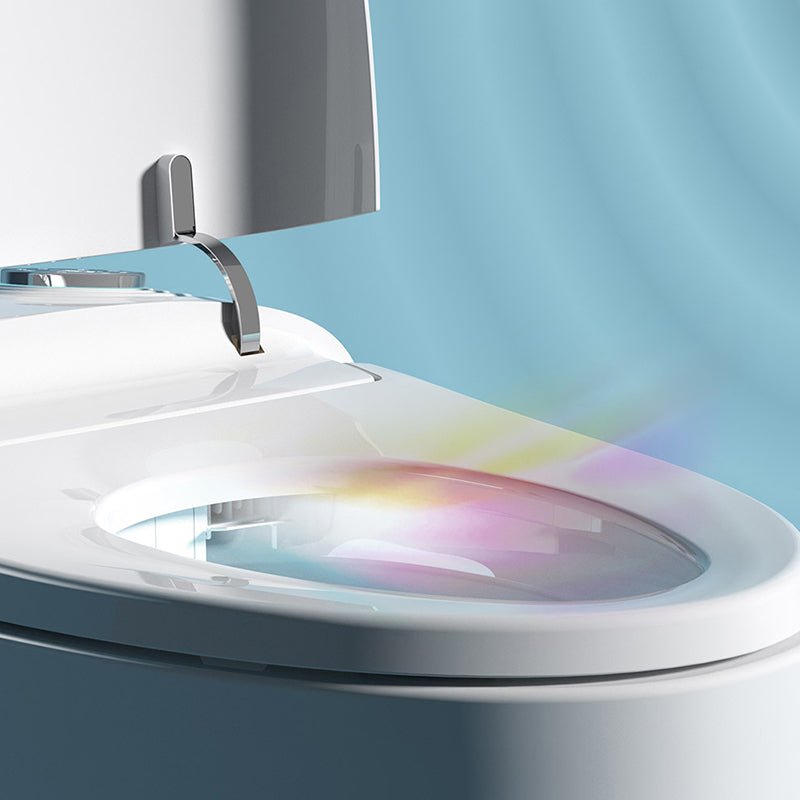 Round Antimicrobial Toilet Seat Bidet Ceramic White Vitreous China Bidets Clearhalo 'Bathroom Remodel & Bathroom Fixtures' 'Bidets' 'Home Improvement' 'home_improvement' 'home_improvement_bidets' 'Toilets & Bidets' 7393916