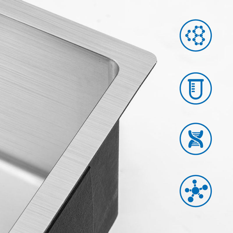 Stainless Steel Kitchen Sink Contemporary Double Bowl Kitchen Sink Clearhalo 'Home Improvement' 'home_improvement' 'home_improvement_kitchen_sinks' 'Kitchen Remodel & Kitchen Fixtures' 'Kitchen Sinks & Faucet Components' 'Kitchen Sinks' 'kitchen_sinks' 7393944