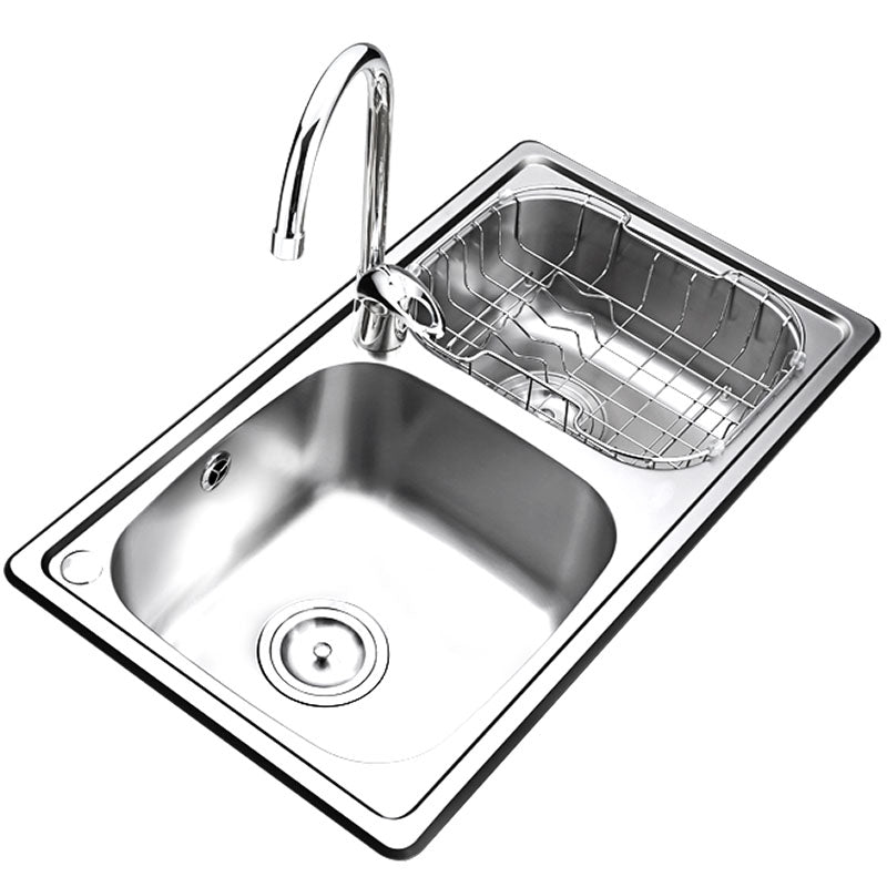 Stainless Steel Kitchen Sink Double Bowl Kitchen Sink with Drain Assembly Clearhalo 'Home Improvement' 'home_improvement' 'home_improvement_kitchen_sinks' 'Kitchen Remodel & Kitchen Fixtures' 'Kitchen Sinks & Faucet Components' 'Kitchen Sinks' 'kitchen_sinks' 7393982