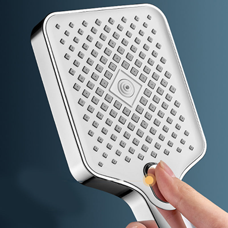 Modern Rectangular Hand Shower Water Efficient Wall-Mount Hand Shower ...