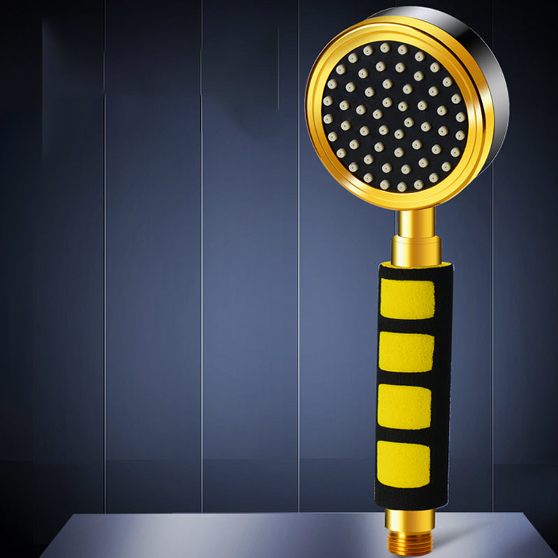 Modern Aluminium Hand Shower Water Efficient Wall-Mount Hand Shower Gold Hand Shower Hose not included Clearhalo 'Bathroom Remodel & Bathroom Fixtures' 'Home Improvement' 'home_improvement' 'home_improvement_shower_heads' 'Shower Heads' 'shower_heads' 'Showers & Bathtubs Plumbing' 'Showers & Bathtubs' 7394045