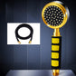 Modern Aluminium Hand Shower Water Efficient Wall-Mount Hand Shower Gold Shower Head with Hose Clearhalo 'Bathroom Remodel & Bathroom Fixtures' 'Home Improvement' 'home_improvement' 'home_improvement_shower_heads' 'Shower Heads' 'shower_heads' 'Showers & Bathtubs Plumbing' 'Showers & Bathtubs' 7394048