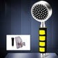 Modern Aluminium Hand Shower Water Efficient Wall-Mount Hand Shower Silver Shower & Punch-free Wall Seat Hose not included Clearhalo 'Bathroom Remodel & Bathroom Fixtures' 'Home Improvement' 'home_improvement' 'home_improvement_shower_heads' 'Shower Heads' 'shower_heads' 'Showers & Bathtubs Plumbing' 'Showers & Bathtubs' 7394054