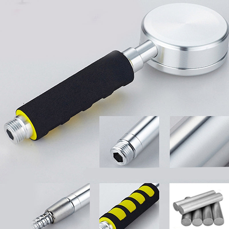 Modern Aluminium Hand Shower Water Efficient Wall-Mount Hand Shower Clearhalo 'Bathroom Remodel & Bathroom Fixtures' 'Home Improvement' 'home_improvement' 'home_improvement_shower_heads' 'Shower Heads' 'shower_heads' 'Showers & Bathtubs Plumbing' 'Showers & Bathtubs' 7394057