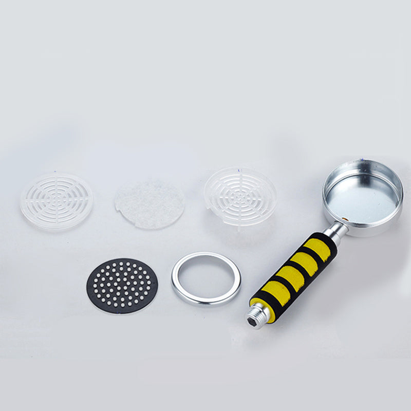 Modern Aluminium Hand Shower Water Efficient Wall-Mount Hand Shower Clearhalo 'Bathroom Remodel & Bathroom Fixtures' 'Home Improvement' 'home_improvement' 'home_improvement_shower_heads' 'Shower Heads' 'shower_heads' 'Showers & Bathtubs Plumbing' 'Showers & Bathtubs' 7394059