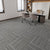 Indoor Carpet Tile Level Loop Non-Skid Carpet Tiles with Waterproof Brown/ Green 40-Piece Set Clearhalo 'Carpet Tiles & Carpet Squares' 'carpet_tiles_carpet_squares' 'Flooring 'Home Improvement' 'home_improvement' 'home_improvement_carpet_tiles_carpet_squares' Walls and Ceiling' 7394106
