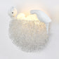 Animal Bird Nest Sconce Light with Pigeon & Egg Aluminum Wall Lamp in White for Kid Bedroom White Warm Clearhalo 'Wall Lamps & Sconces' 'Wall Lights' Lighting' 73944