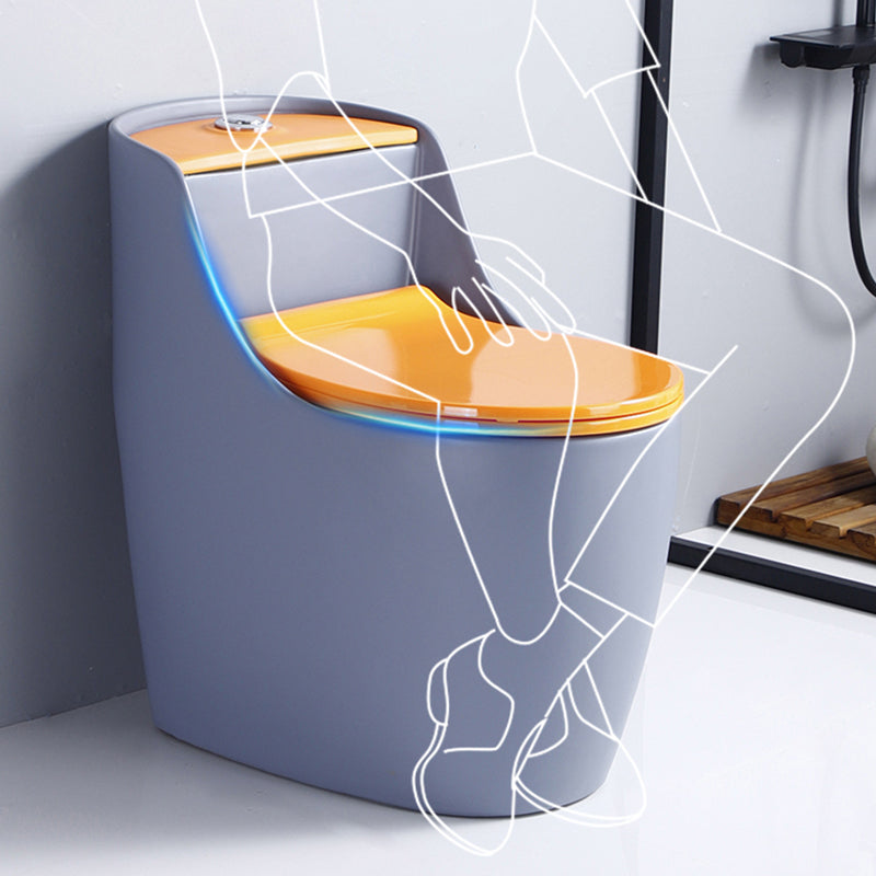 One Piece Toilet Modern Urine Toilet Floor Mounted Porcelain Toilet Bowl Clearhalo 'Bathroom Remodel & Bathroom Fixtures' 'Home Improvement' 'home_improvement' 'home_improvement_toilets' 'Toilets & Bidets' 'Toilets' 7394780